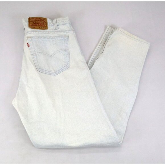 Vintage Levis 550 Jeans Mens 36x32 Blue‎ Light Wash USA Made Denim Relaxed Fit - Picture 1 of 10